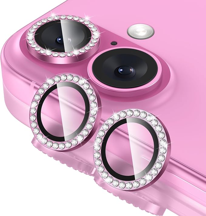 Tensea for iPhone 16 / iPhone 16 Plus Camera Lens Protector, 9H Tempered Glass by Tensea