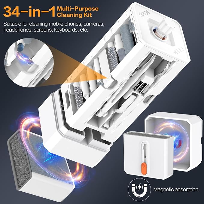 34-in-1 Phone Cleaning Kit, sunoyar Electronics Cleaning Kit - Image 2