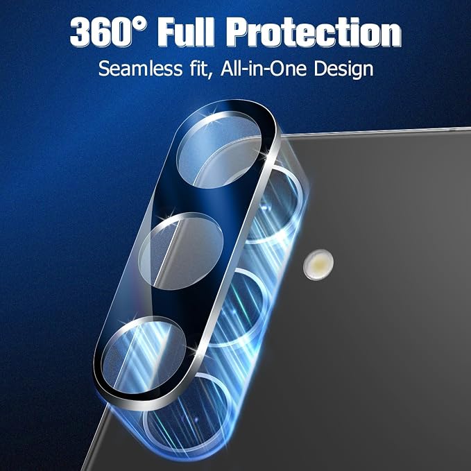 Screen Protector for Galaxy S24 Plus with2 Pack Camera Lens Protector, Support - Image 7