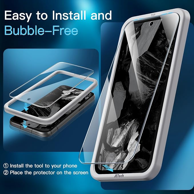 JETech Screen Protector for Google Pixel 8a 6.1-Inch - Image 5