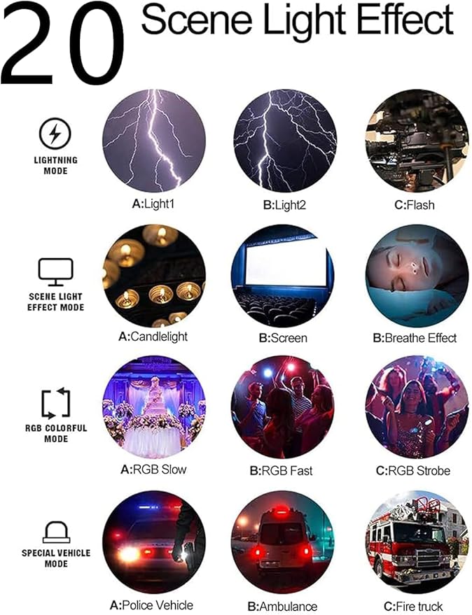 ULANZI VL120 RGB Video Light, Pocket LED On-Camera Video Lights, Built-in - Image 5