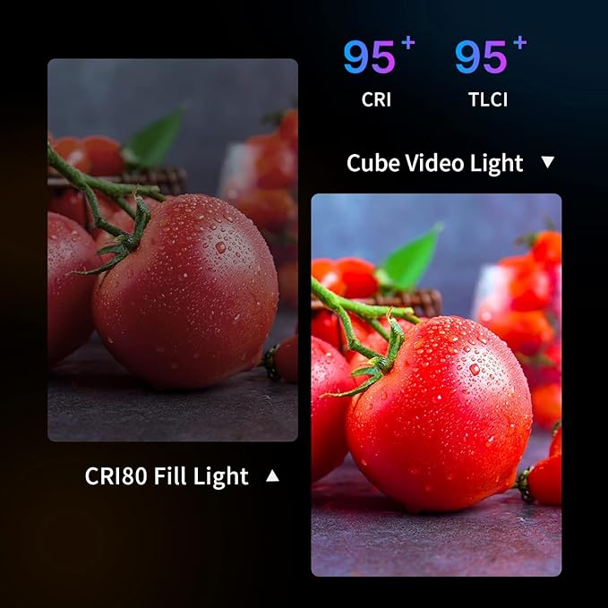 ULANZI VL49 Pro RGB Video Light, Mini Rechargeable LED Camera 360° Full Color - Image 4