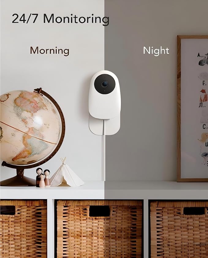 nooie 2K Baby Monitor with SD Card, Baby Monitor with Camera and Audio - Image 5