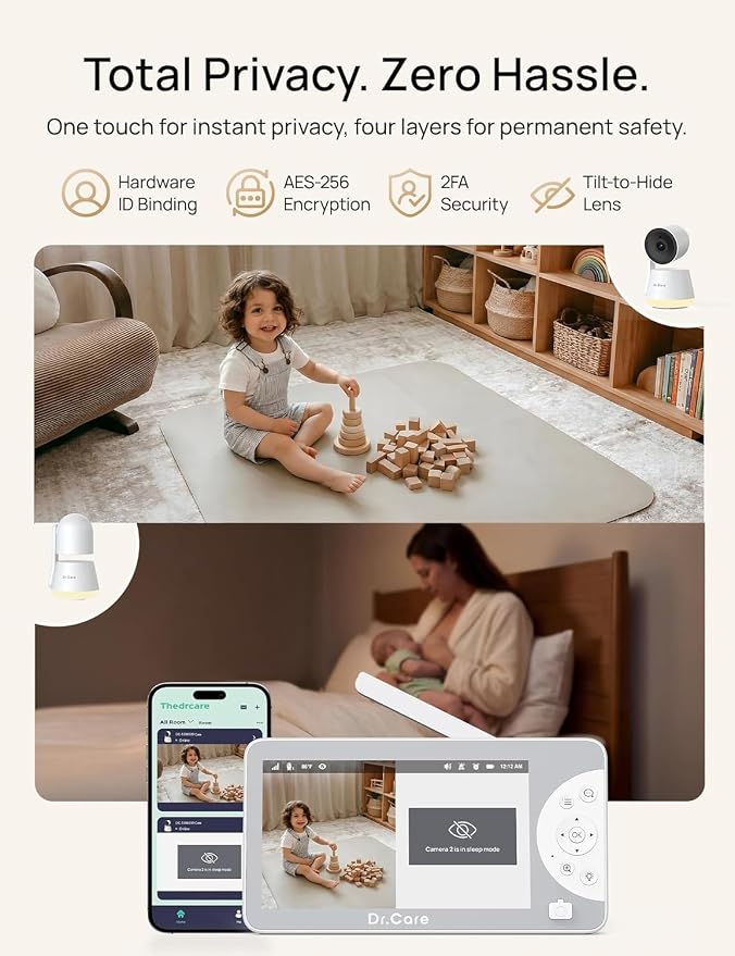 Dr.Care LumiView Max Smart WiFi Baby Monitor - Image 3