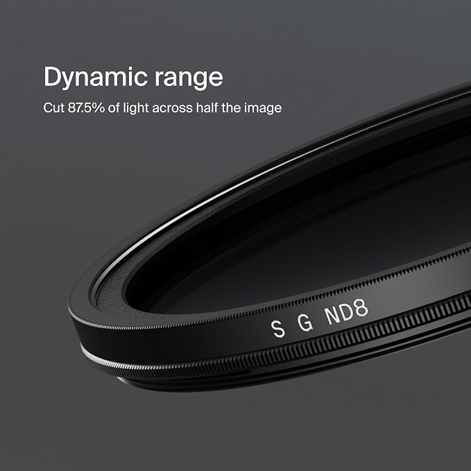 Urth 77mm Soft Graduated ND8 Lens Filter — 3-Stop, HD Optical Glass 20-Layer - Image 4