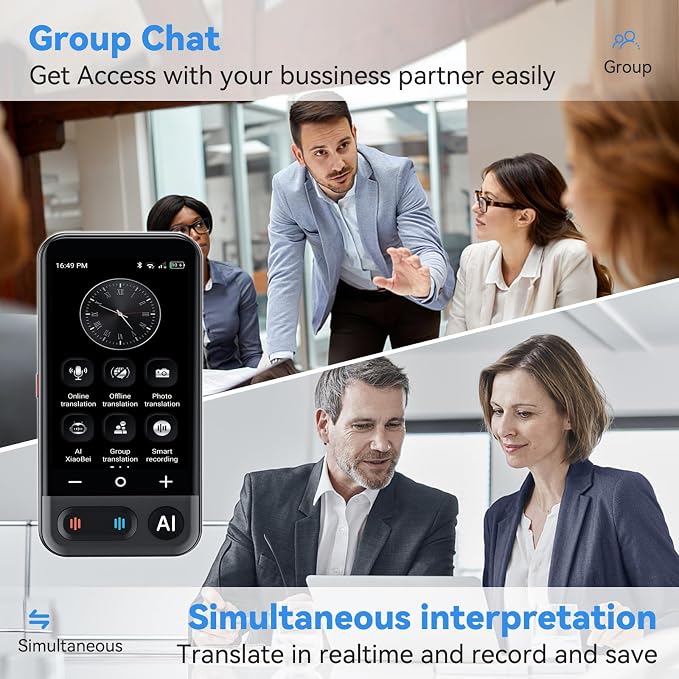 AI Language Translator Device, 2026 Upgraded ChatGPT Two Way Real time - Image 6