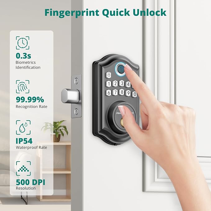 AkaGear Keyless Entry Door Lock - Image 2