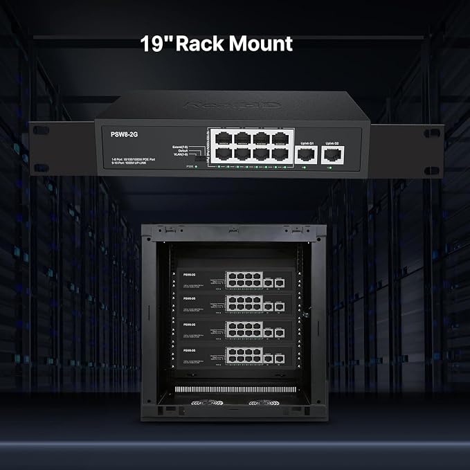 8 Port Full Gigabit PoE+ Switch - Image 7