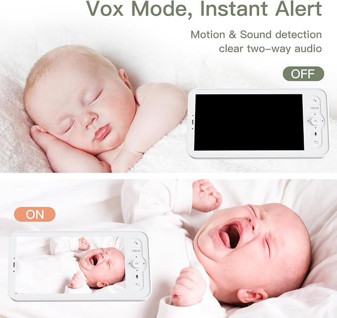 ARENTI 5-Inch Wireless Baby Monitor Display, Parent Unit - Image 5