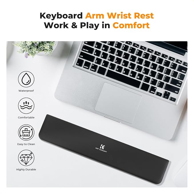K&F Concept Multi Functional Keyboard Cleaning Kit · Keyboard Arm Wrist Rest - Image 4
