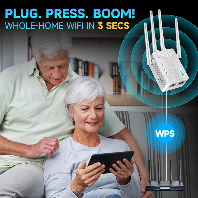 WiFi Extender Signal Booster Covers Up to 15000 Sq Ft - Image 4