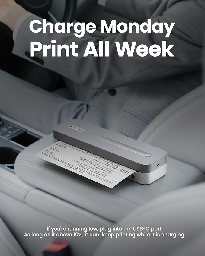 P1 Pro Portable Inkless Printer, 300 DPI Wireless Thermal Printing - Image 8