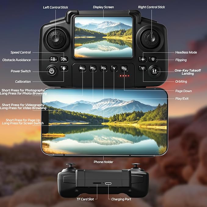 Snugzy RC Plane with Camera Brushless Remote Control with Screen 360° Flip - Image 9