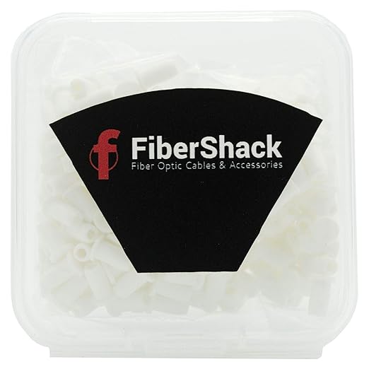 Fibershack - LC Fiber Optic Dust Caps. 200 x 1.25mm LC Fiber Dust Caps in a by Fibershack
