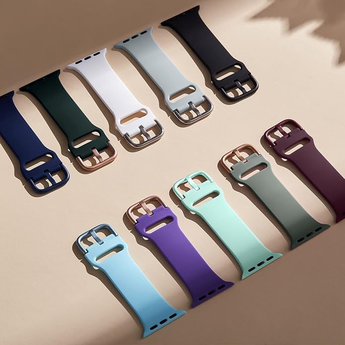 Sport Band Compatible with Apple Watch Bands 49mm 46mm 45mm 44mm 42mm 41mm 40mm - Image 3