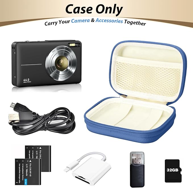 Digital Camera Case for CAMKORY, KODAK PIXPRO FZ45/FZ55, Canon IXUS 285 HS - Image 4