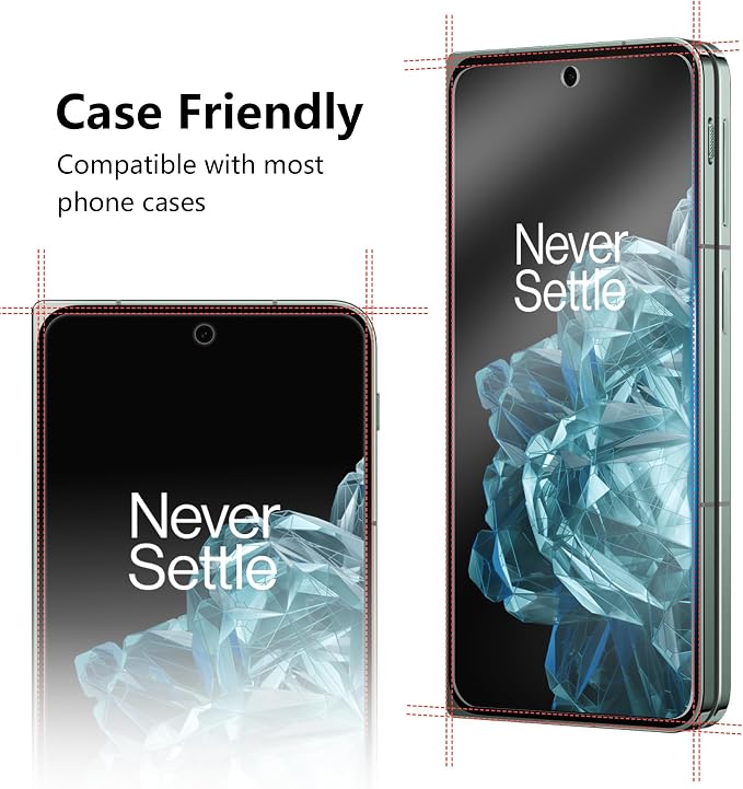 V-PORYADKU 2 Pack for OnePlus Open Screen Protector + 2 Pack Camera Lens - Image 2