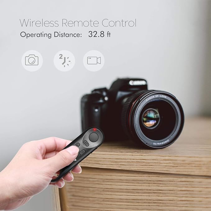 AODELAN Camera Remote Control for Canon EOS RP, EOS R, M50 II, 6D Mark II - Image 2