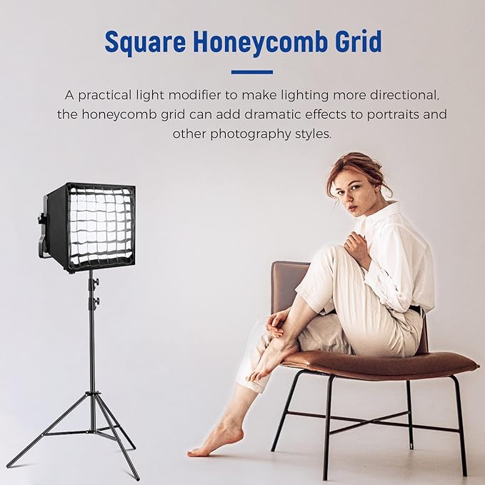 NEEWER 12.2"x11.4" Foldable Softbox Diffuser - Image 5