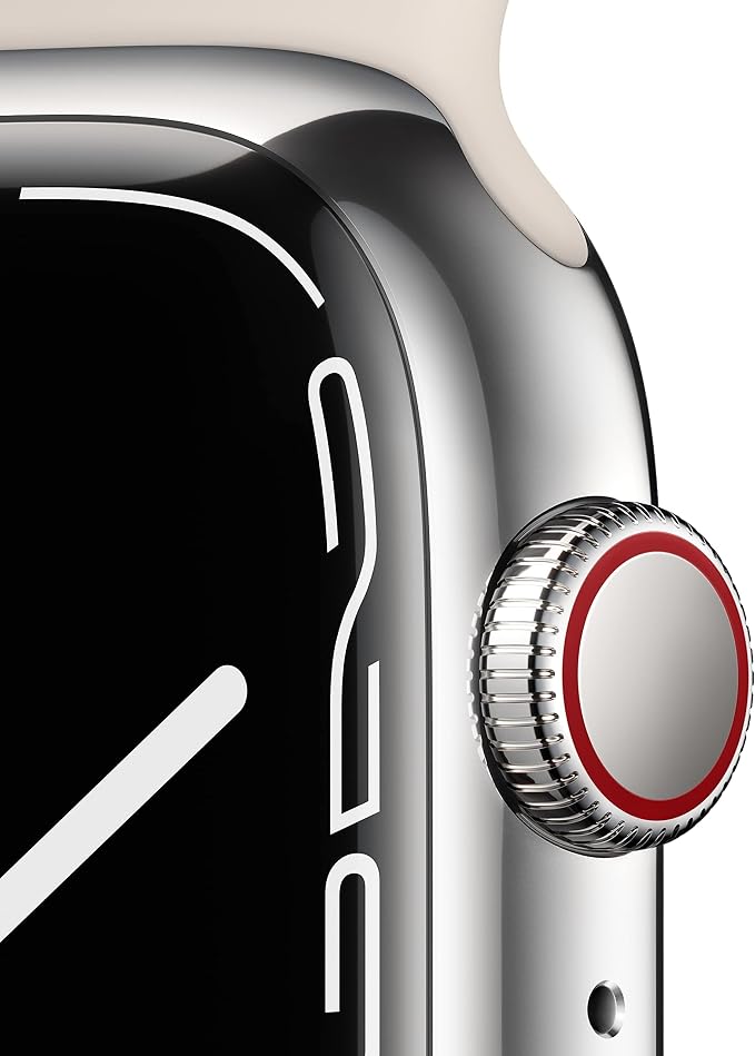 Apple Watch Series 7 Silver Stainless Steel Case - Image 2