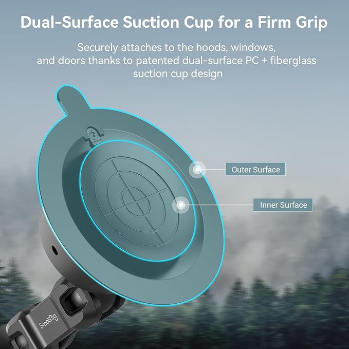 SMALLRIG Double-Layer Suction Cup Mount - Image 3
