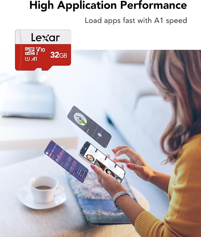 Lexar 32GB Micro SD Card 3 Pack, microSDHC UHS-I Flash Memory Card - Image 5