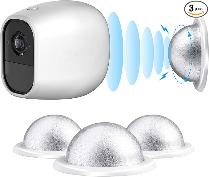Skylety 3 Pack Security Wall Mount, Metal Magnetic Mount Compatible by Skylety