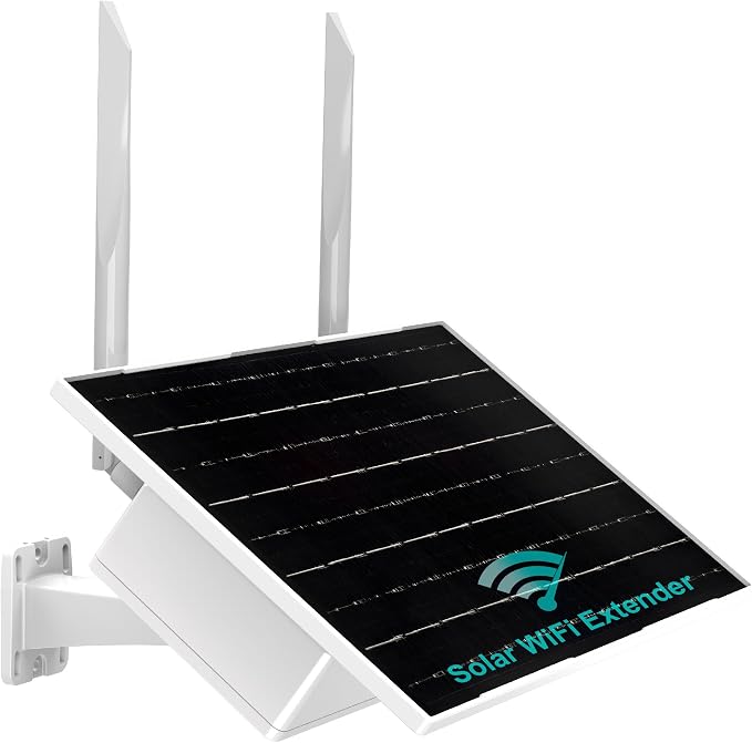 Outdoor WiFi Extender Solar Powered, WiFi Booster and Signal Amplifier | 12W by AQUZO