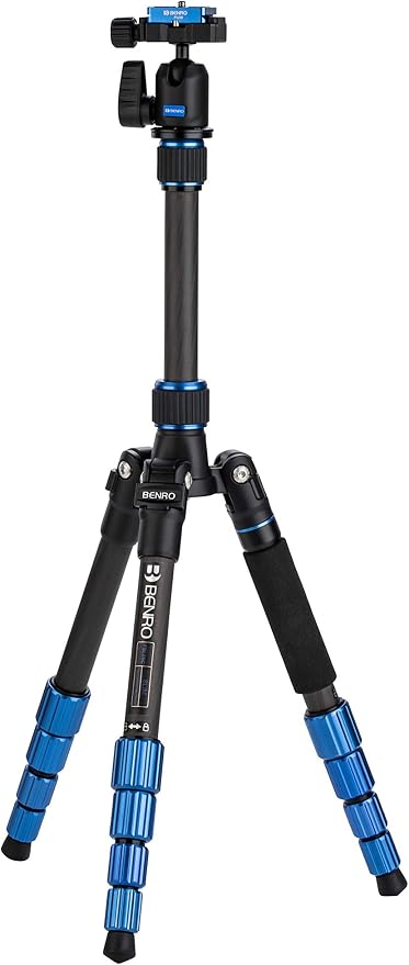 Benro Slim Travel FSL09CN00 Carbon Fiber Tripod Kit – Lightweight 5-Section - Image 5
