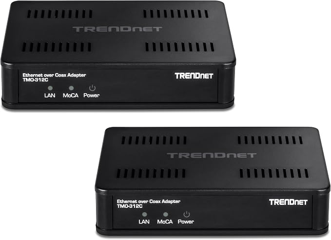 TRENDnet Ethernet Over Coax MoCa 2.5 Adapter, TMO-312C2K, Backward Compatible - Image 8