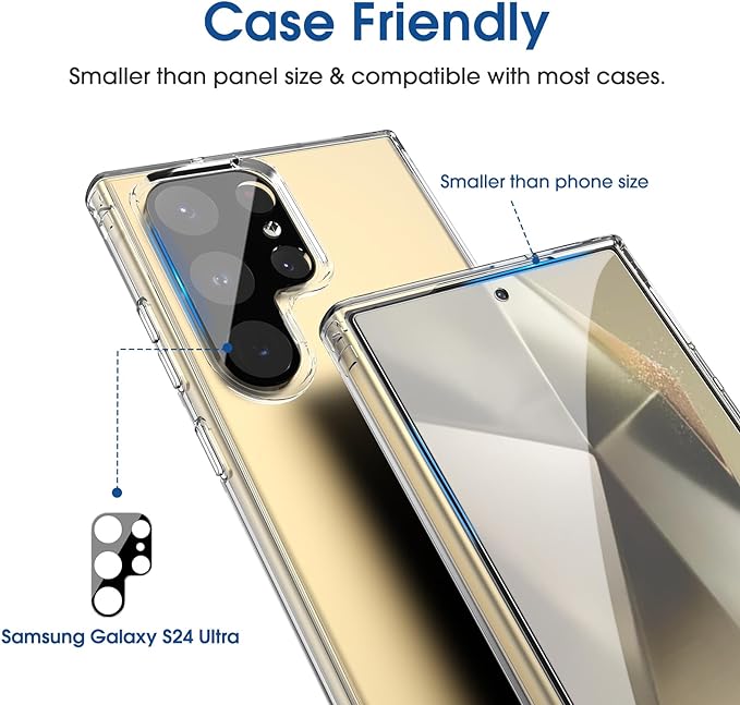 amFilm Auto-Alignment OneTouch for Samsung Galaxy S24 Ultra 6.8'' Screen - Image 5