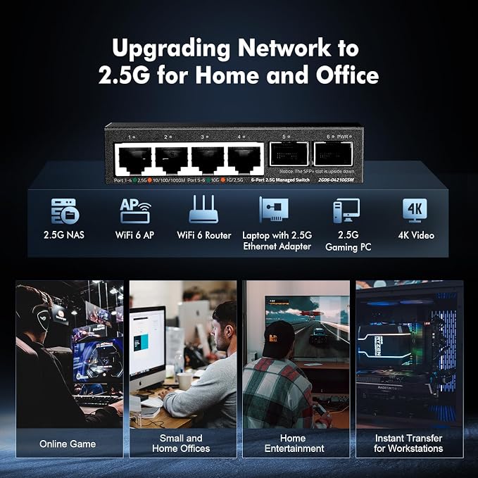 Binardat 4 Port 2.5G Web Managed Switch - Image 8