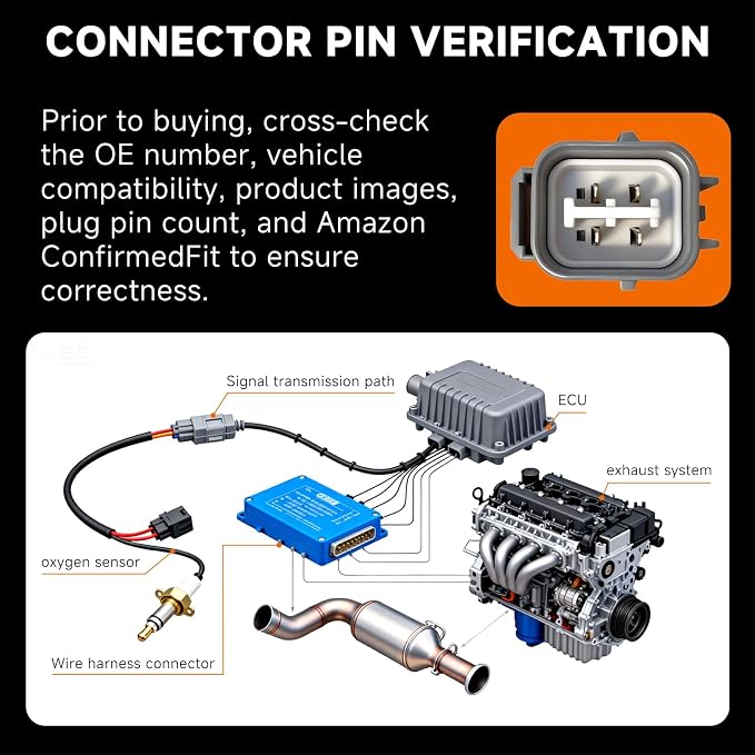 Upstream O2 Sensor Set INCLUDES GLOVES|Oxygen Sensor Direct Replacement - Image 4