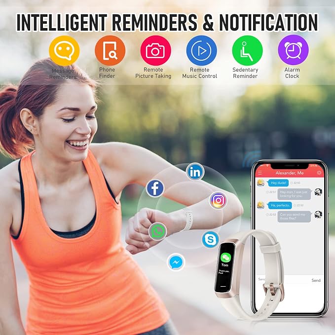 Fitness Tracker with 24/7 Heart Rate, Health Tracker with Step Counter Calories - Image 6
