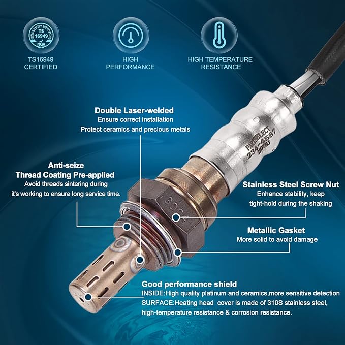 2PCS 234-4587 Oxygen Sensor Upstream or Downstream Replacement - Image 3