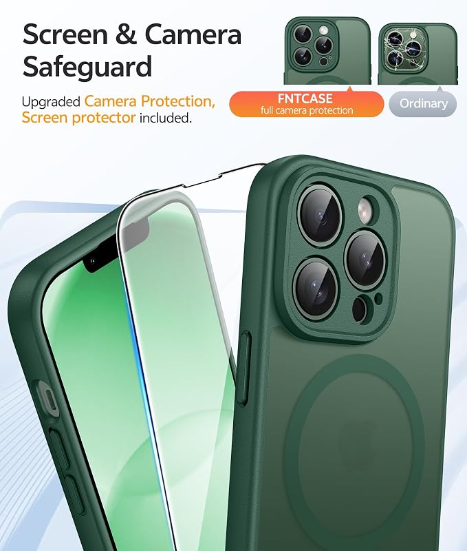 FNTCASE for iPhone 13 Pro Case: Translucent Matte Cases - Image 4