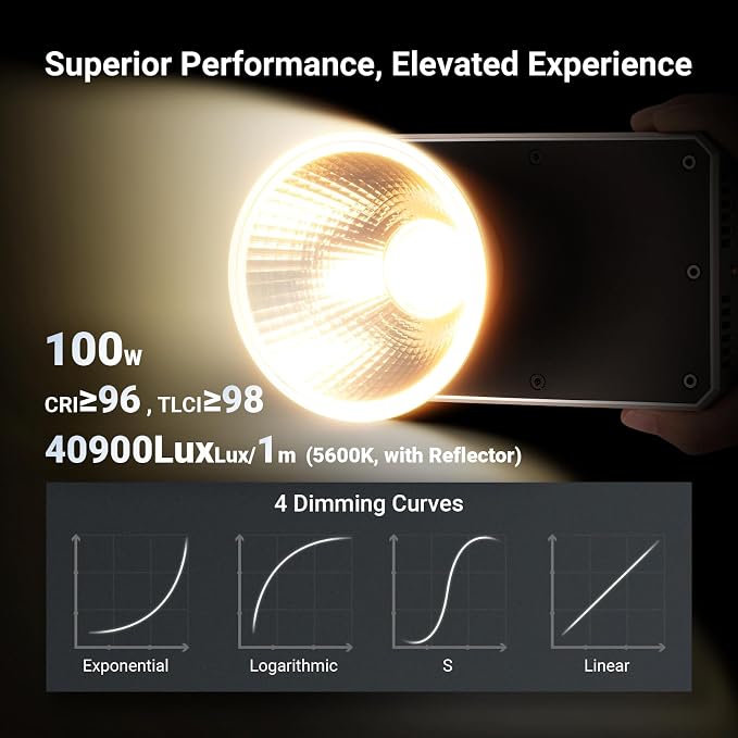 NEEWER 100W Ultra Compact LED Video Light APP/Panel Control, Pocket Size Bi - Image 3
