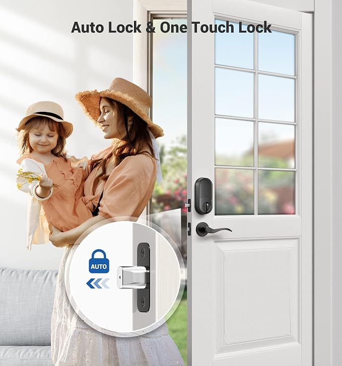 Veise RZ07 Fingerprint Smart Lock, 7-in-1 Smart Locks - Image 3