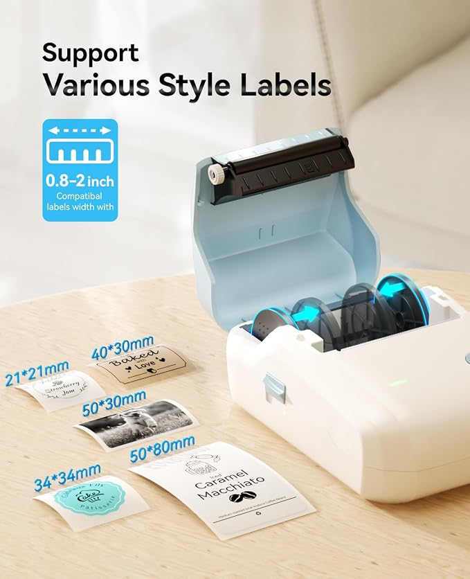 NIIMBOT B1 Label Maker Machine, Thermal Label Printer Easy to Use - Image 7