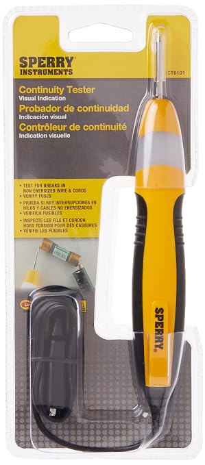 Gardner Bender Sperry Instruments CT6101 Heavy Duty Continuity Tester, 2 Range - Image 4