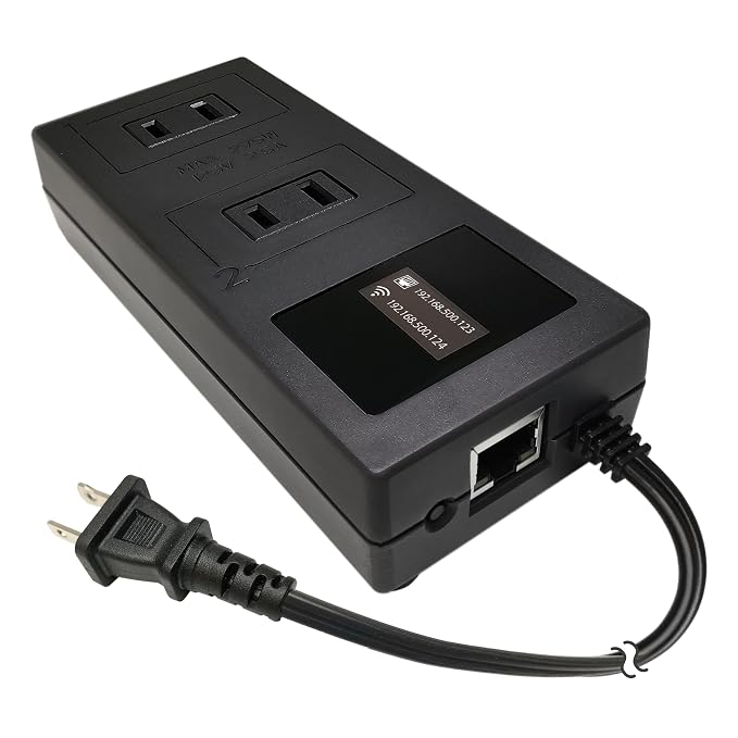 ezOutlet5-2R - Dual Outlet Internet Enabled IP & WiFi Remote Power Switch - iOS by Proxicast