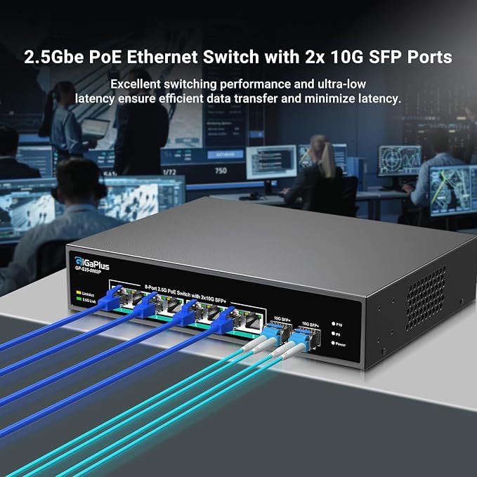 10 Port 2.5Gb Unmanaged PoE Switch - Image 5