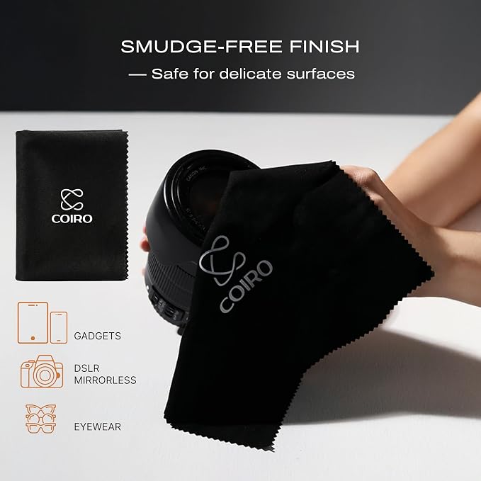 C Coiro Camera Lens Cleaning Kit 3in 1– Lens Cleaner Spray 100ml, Soft Brush & - Image 5