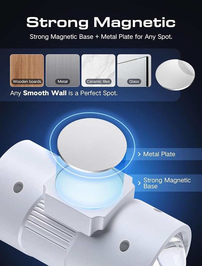 Rechargeable RGB Motion Sensor Night Light, Color Changing LED Wall Lamp - Image 8