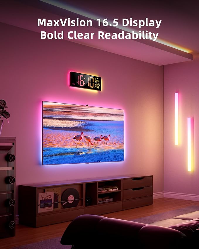 EASYERA Smart Digital Wall Clock - Image 5
