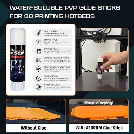 Essential 3D Printing Accessories Kit Includes 3D Printer Glue Sticks Adhesive - Image 4