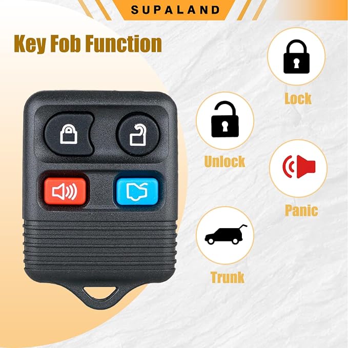 SUPALAND Key Fob Keyless Entry Fits - Image 6