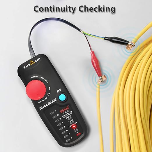 Bside Dual Mode Wire Tracker RJ11 RJ45 Network Cable Tester Toner Generator - Image 6
