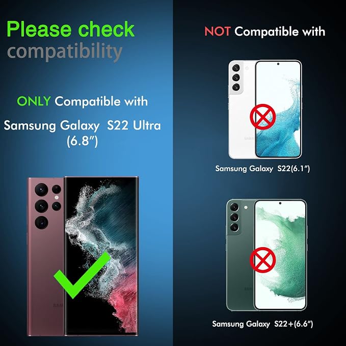 IMBZBK for Samsung Galaxy S22 Ultra 5G Screen Protector, 3 Flexible TPU Film - Image 2
