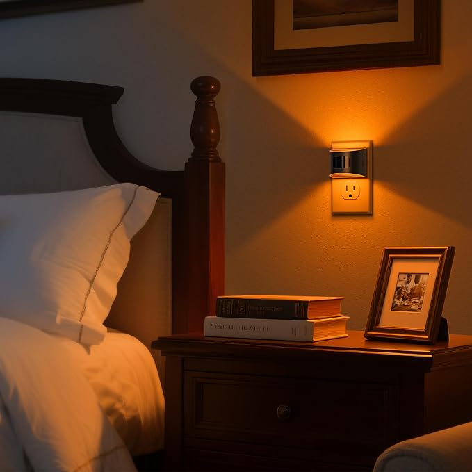 DORESshop LED Night Light, Night Lights Plug into Wall, 3 Mode Plug in Night - Image 7